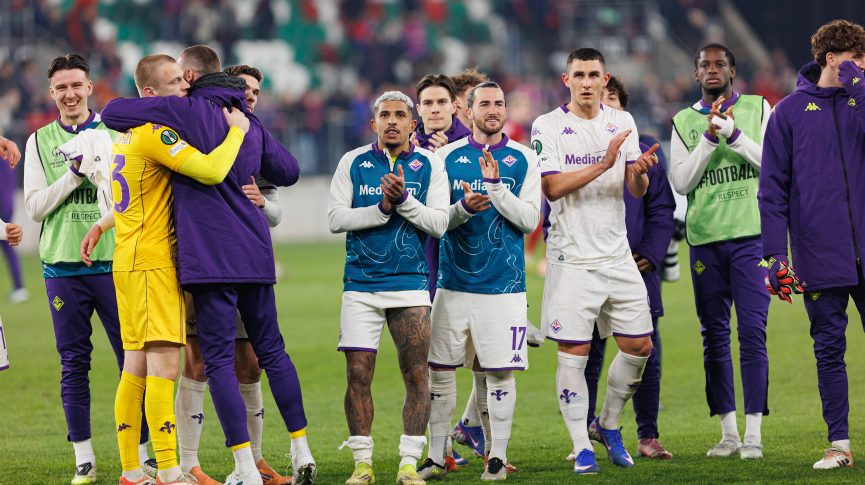 Fiorentina come from behind to beat Rakow and reach Conference League quarter finals