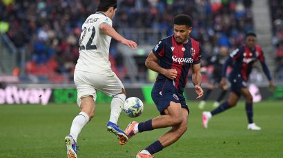 Taylor double fires Lazio past Bologna to keep European hopes alive