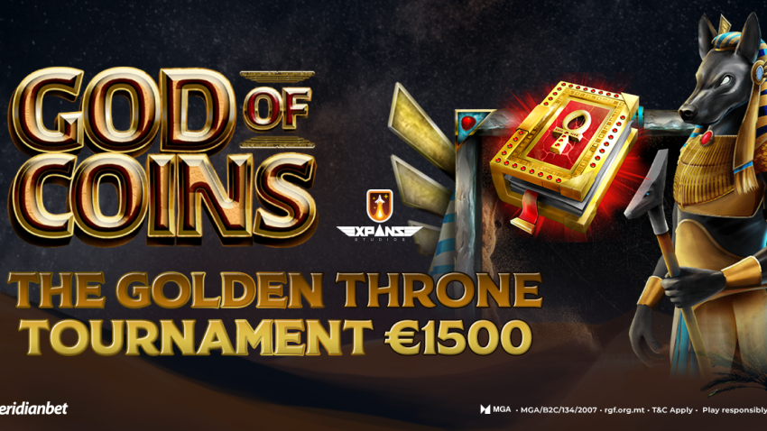 Meridianbet Launches ‘God of Coins: The Golden Throne’ Tournament with €1,500 Prize Pool