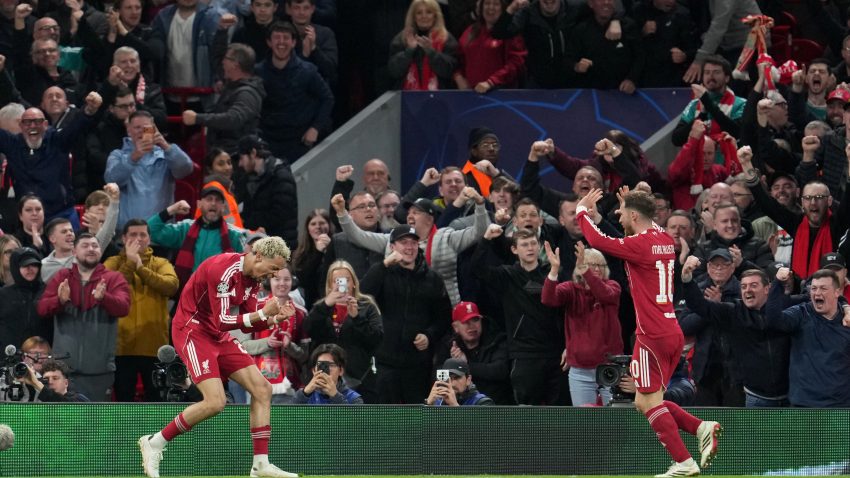 Liverpool back in the Quarter Finals after four years