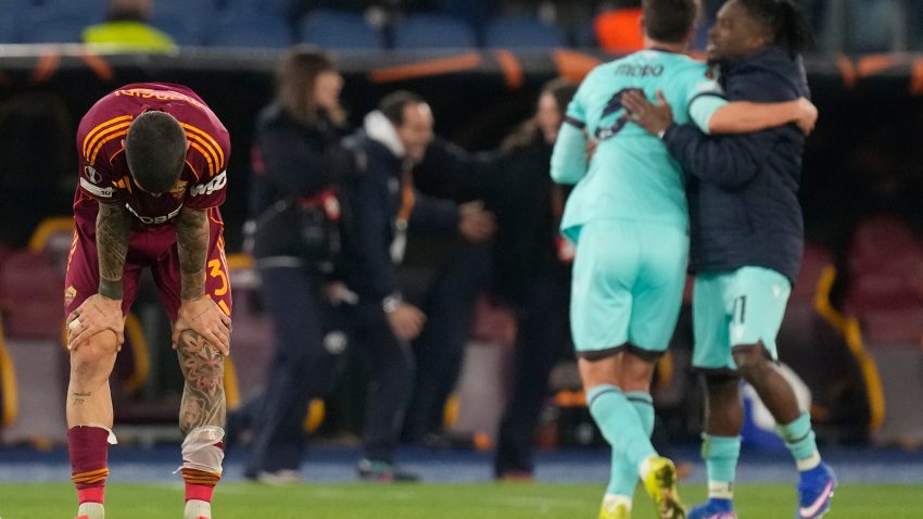 Bologna stun Roma in seven goal thriller to reach Europa League quarter finals