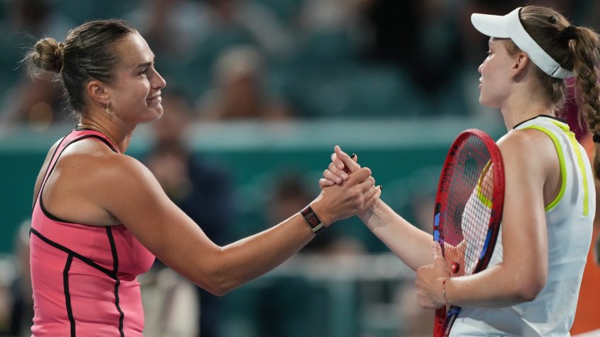 Sabalenka dominates Rybakina to book Miami final spot