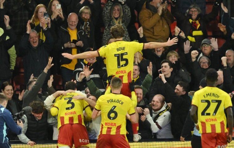 Bove back among the goals after emotional return to action