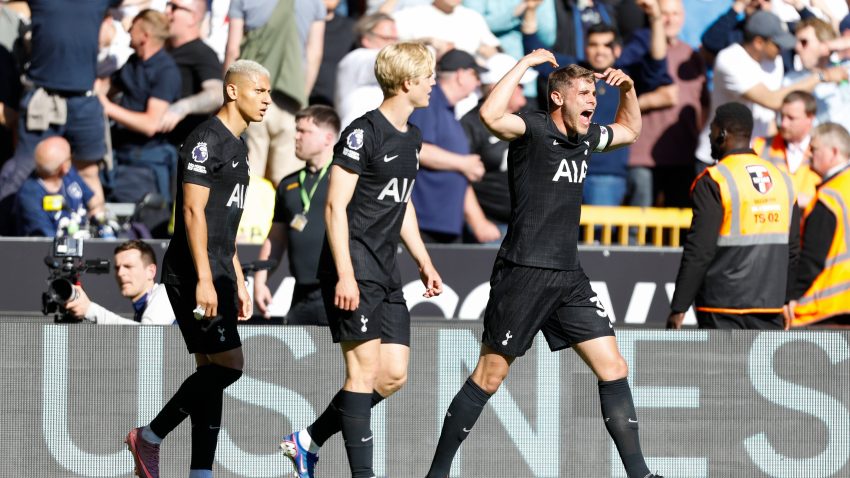 Spurs earn vital win at Wolves to boost survival hopes