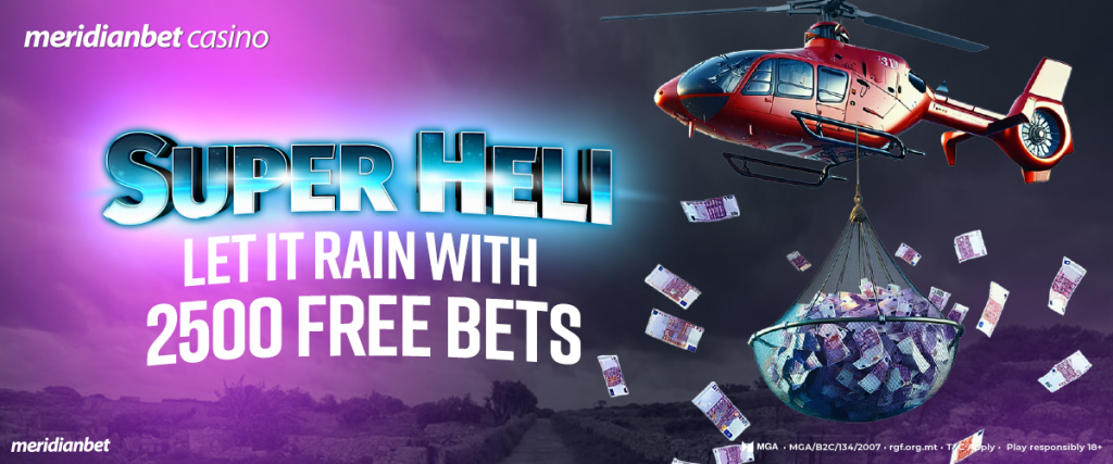 Meridianbet Casino, Slots, Super Heli