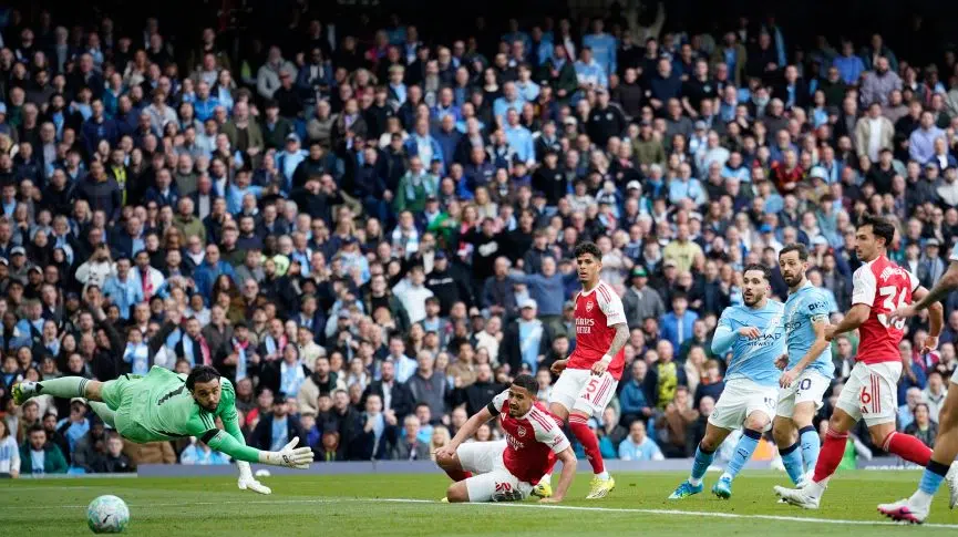 Manchester City Edge Past Arsenal To Boost Title Hopes