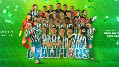 Kerċem Ajax become the Gozo First Division Champions after 40 years