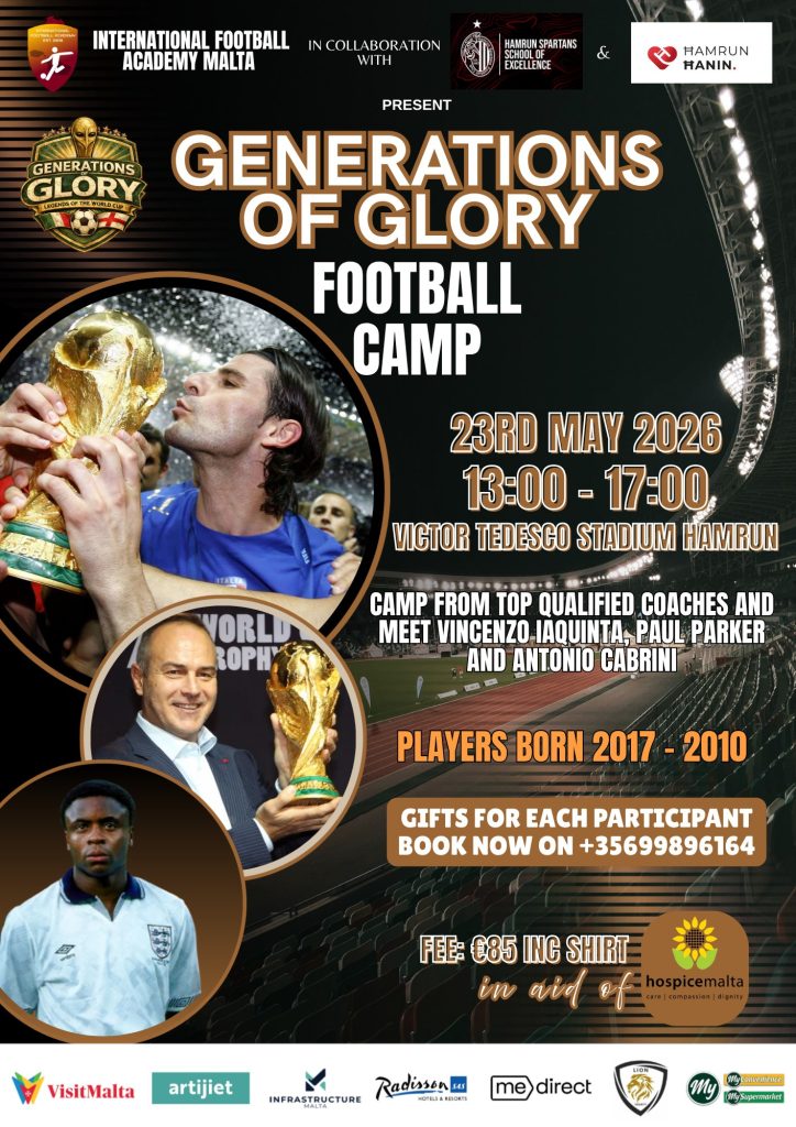 Legends Dinner And Training Camp In Malta In Aid Of Hospice Malta | Maltasport.mt