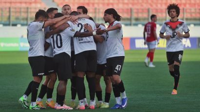 Spartans hit three past Naxxar to stay level in second place