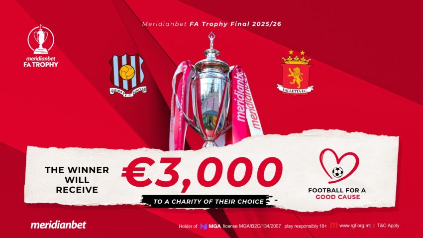 Meridianbet FA Trophy Final to feature €3,000 Charity Donation Initiative