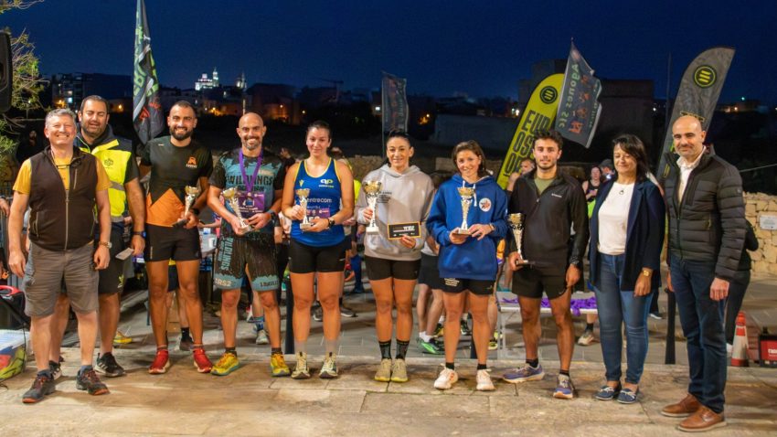 Borg Cauchi and Grech win Ħas-Saptan night race in Malta Trail League